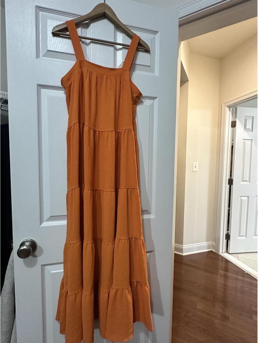 Max Factor Women's Orange Dress